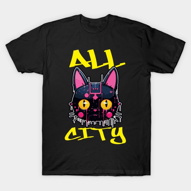 ALL CITY T-Shirt by CatFriendsForever